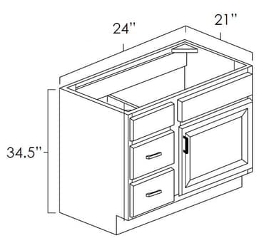 Hickory Shaker - V2421DL