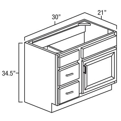 White Shaker - V3021DL
