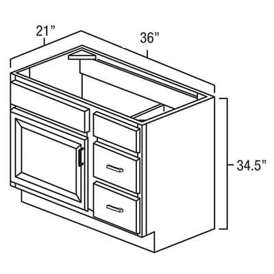 Hickory Shaker - V3621DR