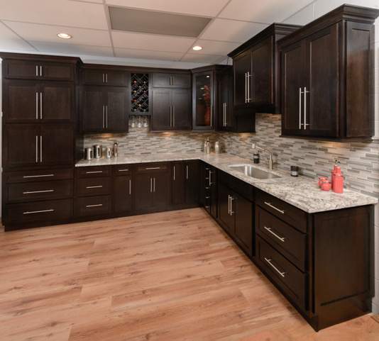 Shaker Espresso kitchen cabinets