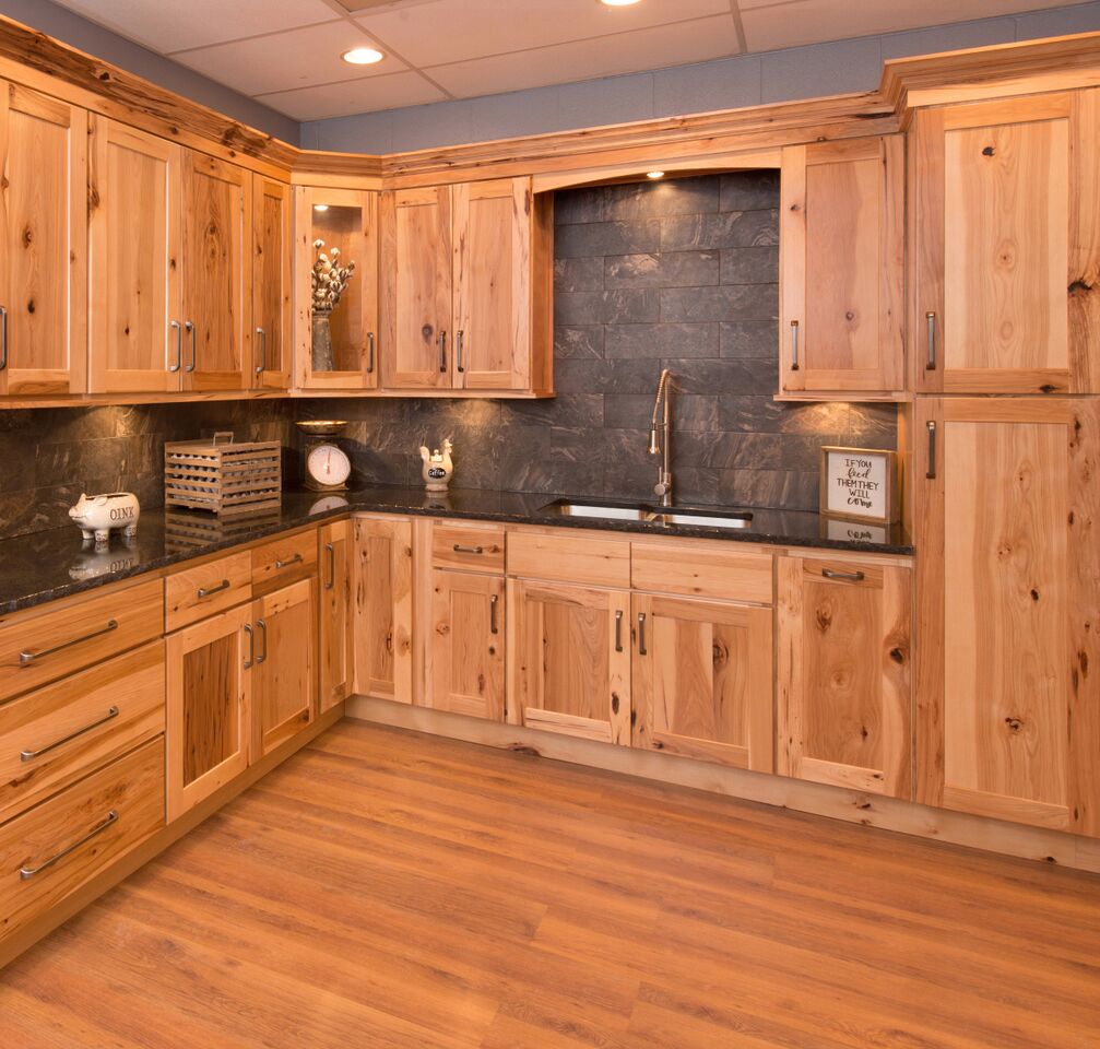 Whole Rta Hickory Shaker Kitchen