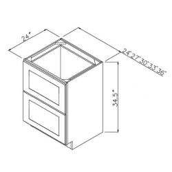 2 Drawer Base