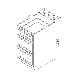 3 Drawer Base Cabinet
